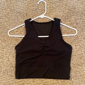 Nine West active black tank with built in bra